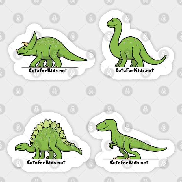 DinoKids Multi-Pack Sticker by VirtualSG